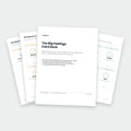 The Big Feelings Card Deck — printed pages fanned out, showing the cover and emotion card cut sheets