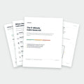 The 5-Minute Calm Down Kit — printed pages fanned out, showing the cover and interior worksheets